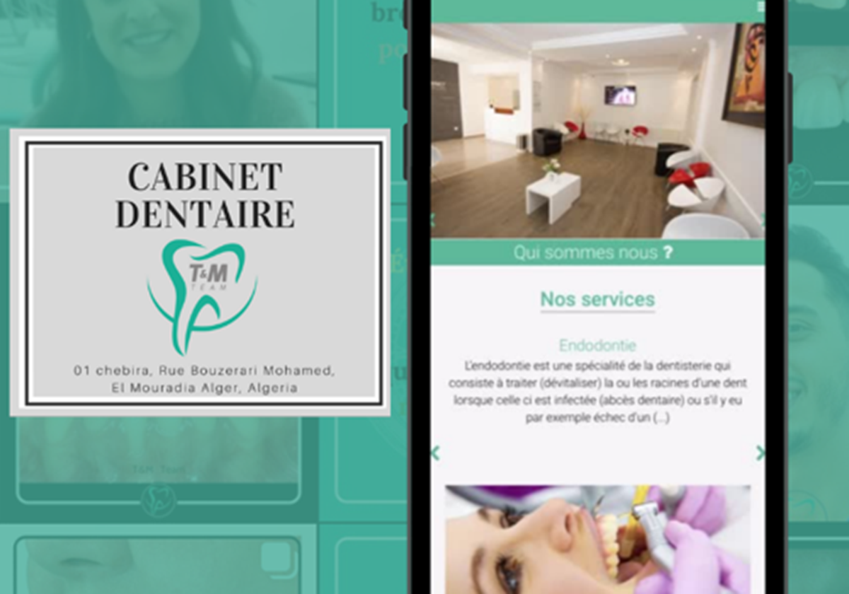 Internal App and Website Revamp For Dental Clinic - Cabinet Dentaire T&M