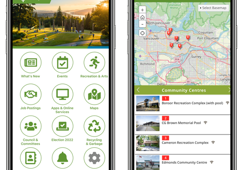 14 Oranges Software Project - City of Burnaby : Info Gove Mobile App