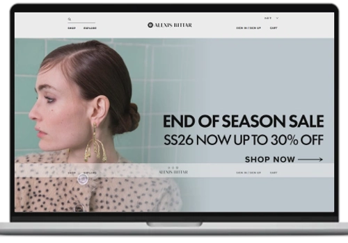 BrainSpate Project - Alexis Bittar: Luxury Jewelry eCommerce on Shopify