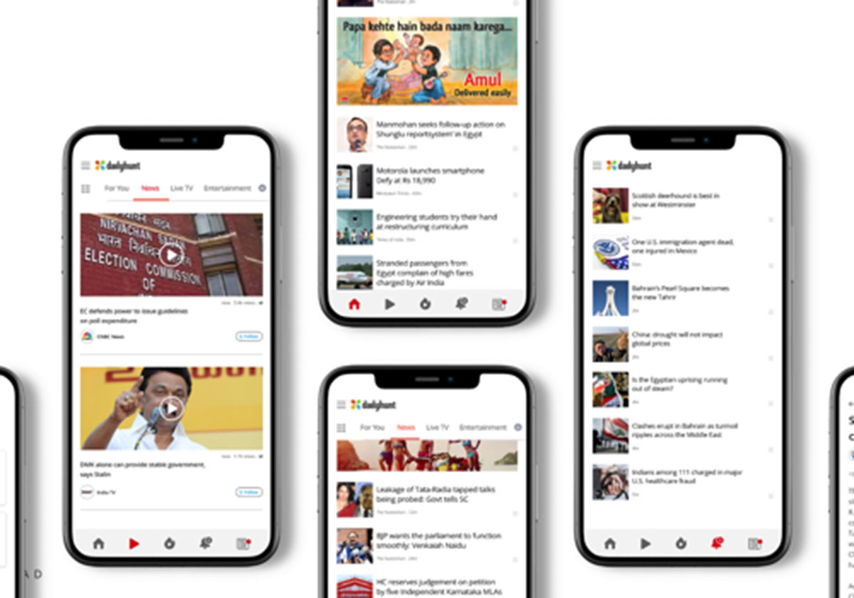 DailyHunt News Aggregator Platform - 