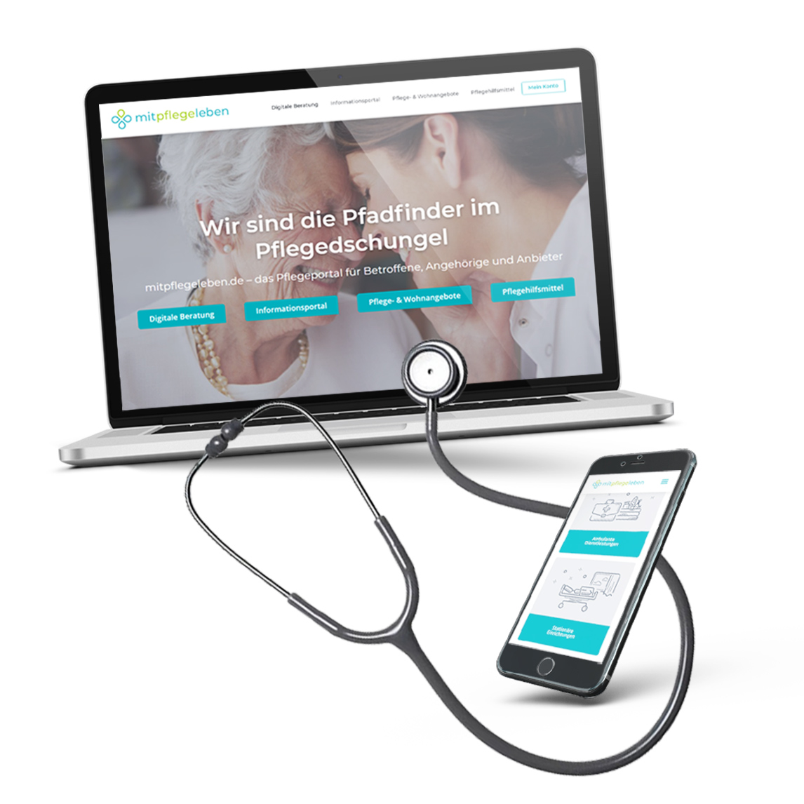 sprylab technologies GmbH Project - mitpflegeleben platform