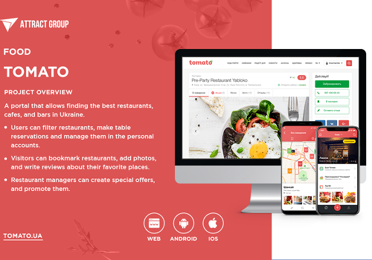  - Tomato: Ukrainian Restaurant guide