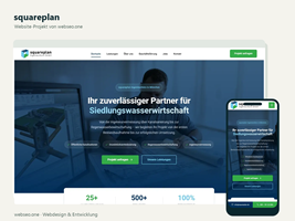 squareplan, Web Design for an Engineering Firm