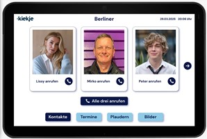 Elasticbrains Project - Kiekje - Digital Family Tablet for Seniors