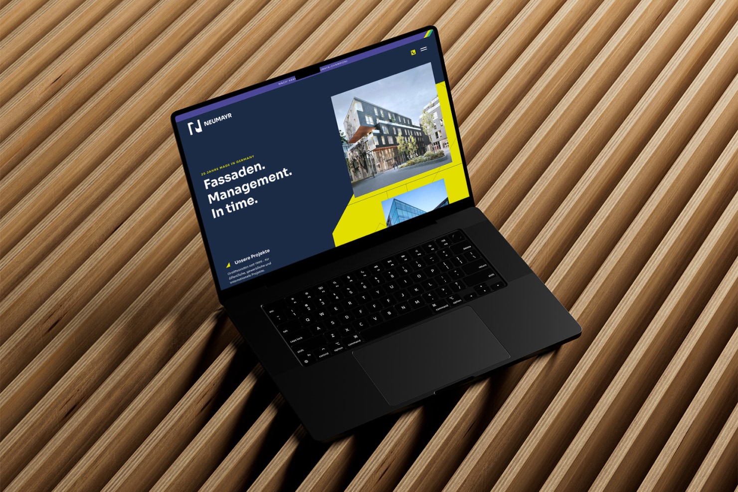 djumla GmbH Project - Website for an international facade contractor