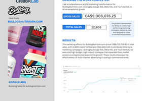 CreatikLab Project - Multi-Channel Digital Advertising Growth