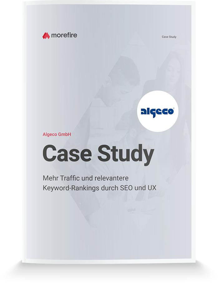 morefire GmbH Project - More traffic and better keyword rankings through SEO and UX