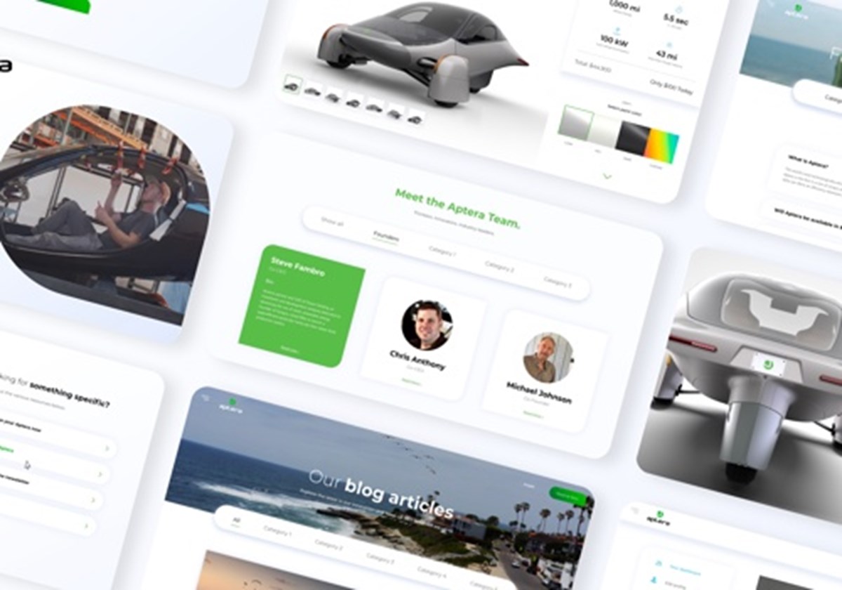 Aptera - Website Design - 