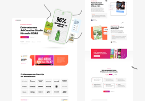 VIERLESS GmbH Project -  Development of a new agency website incl. automations & career section