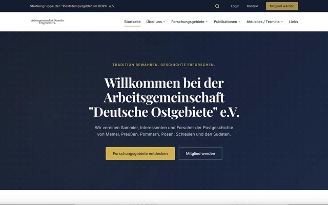 Kolbeck Digital Project - Club website with member portal and AI-powered archive