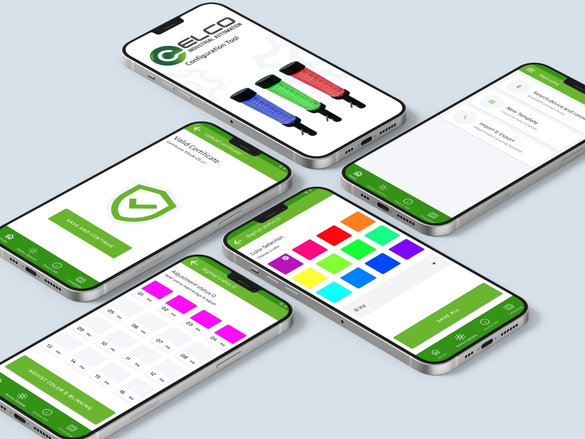 iseo Digitalagentur Project - Elco - Candela LS60 Config App Customized app development for automation