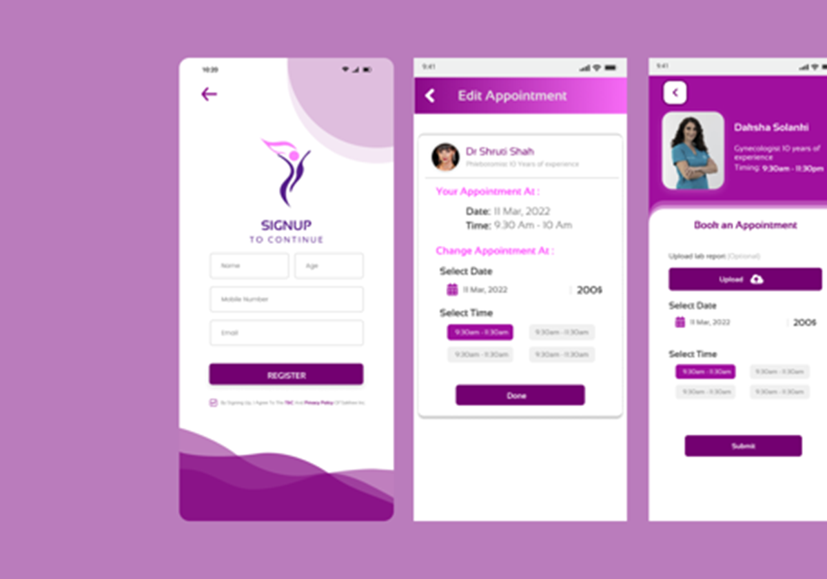 Doctor Appointment Application Design - Doctor Mobile app