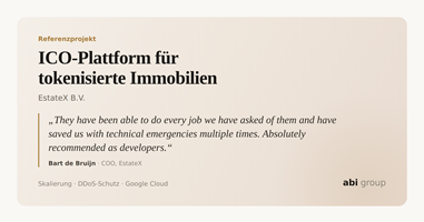 abi group GmbH Project - ICO platform for tokenized real estate investments
